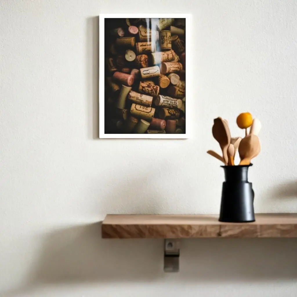 Quadro Decorativo Rolhas de Vinho - Imagem 2