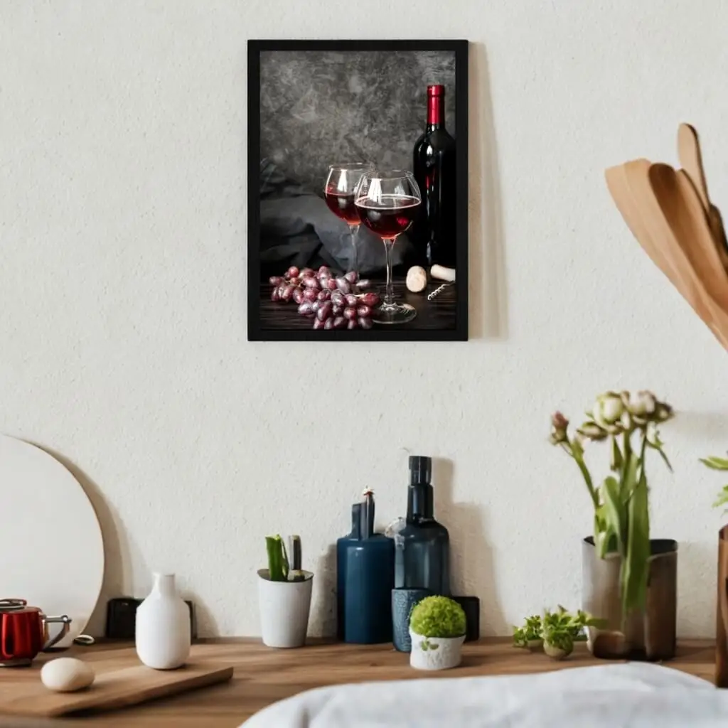 1855 Quadro-Decorativo-Taças-e-Vinho