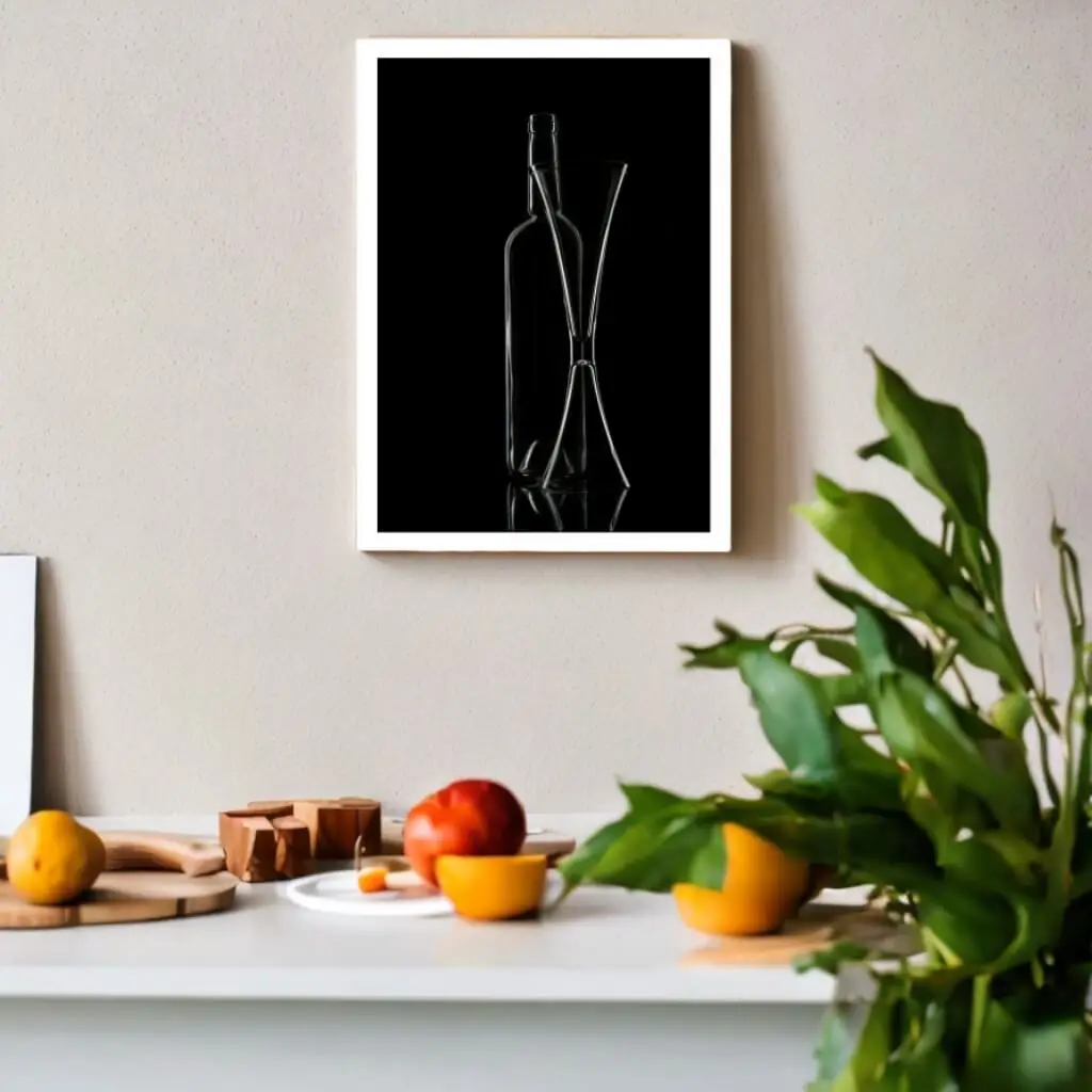 Quadro Decorativo Taça Vazia - Imagem 2