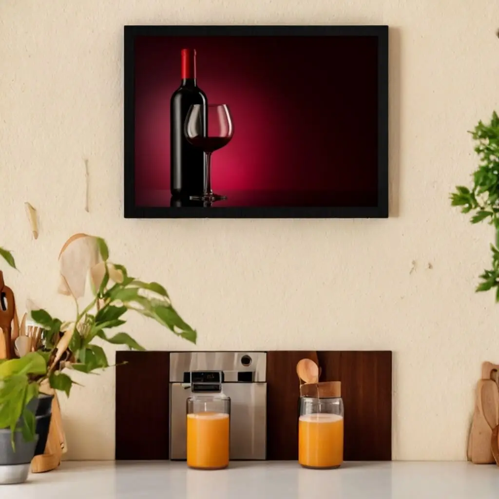 Quadro Decorativo Vinho - Imagem 2
