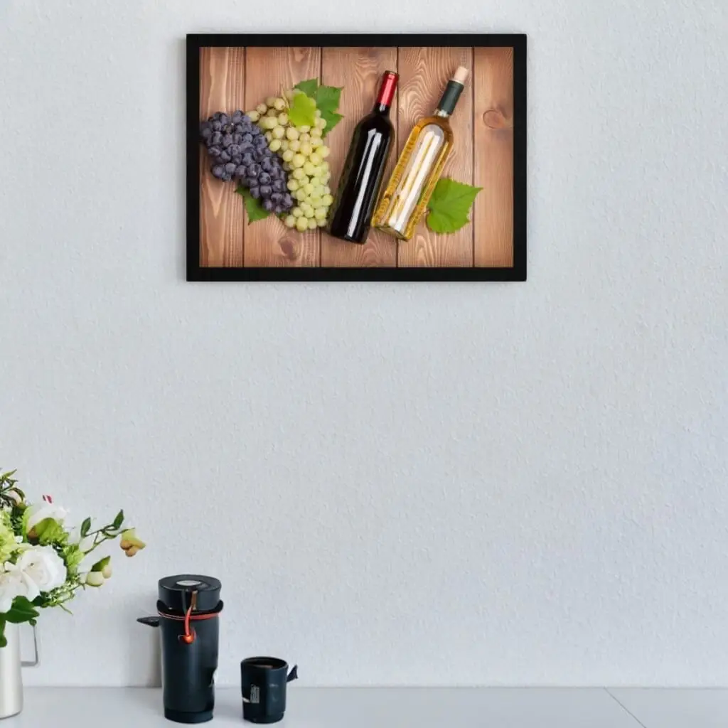 Quadro Decorativo Vinhos Suave e Seco - Imagem 2
