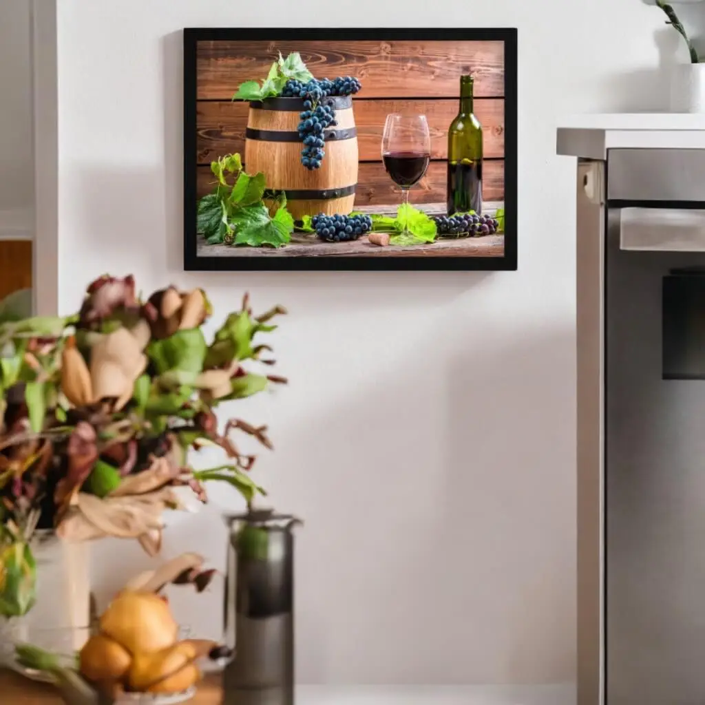 Quadro-Decorativo-Uvas-Vinho