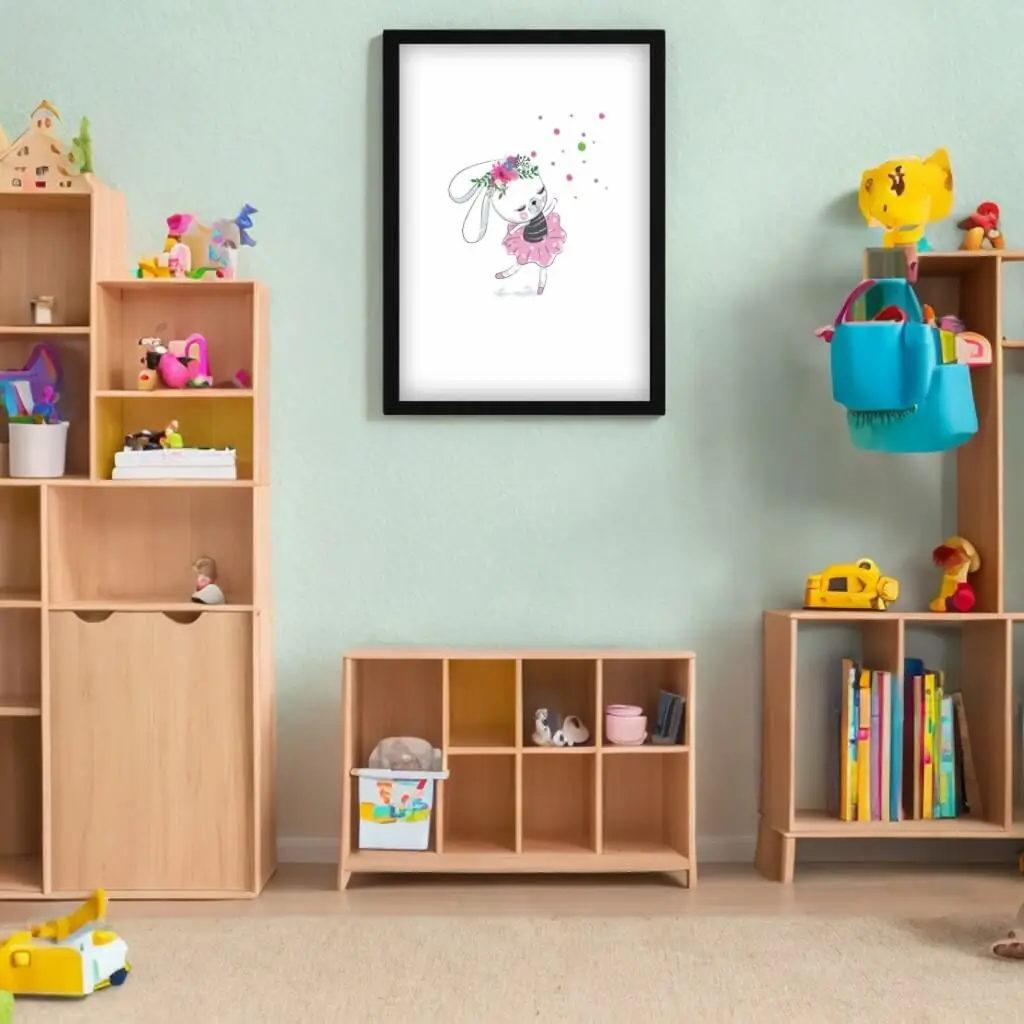 Quadro Decorativo Coelhinha - Imagem 2