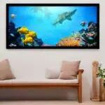 Quadro-Decorativo-Mar-Tubarões - Panorâmicos