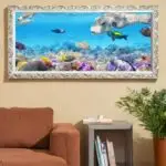 Quadro-Decorativo-Fundo-do-Mar-Peixes - Panorâmicos