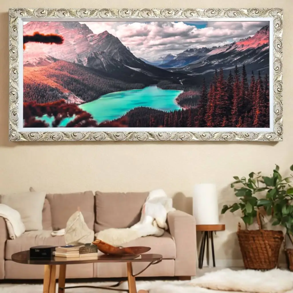 4059 Quadro-Decorativo-Vale-Vermelho-Panorâmico