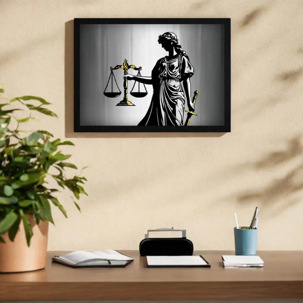 4090 Quadro-Decorativo-Deusa-da-Justiça