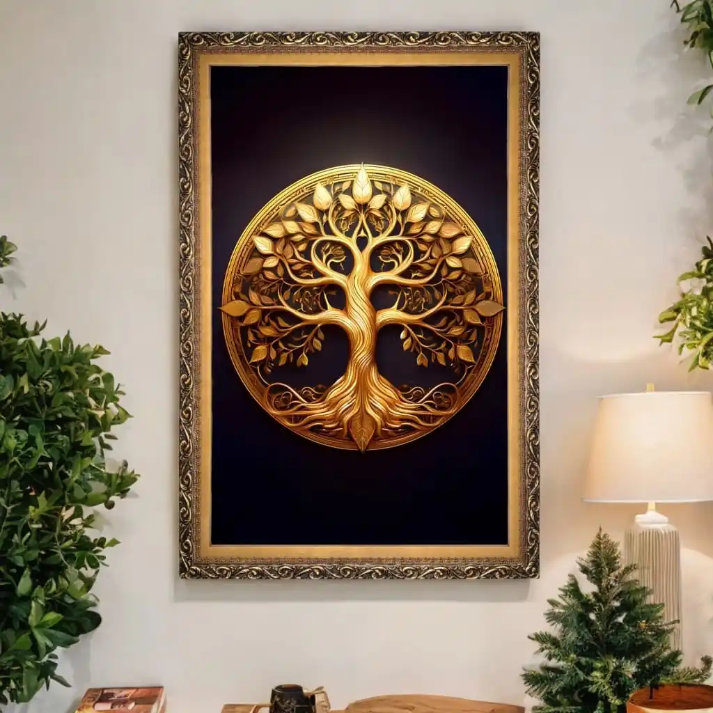 Quadro-Decorativo-Arvore-da-Vida-Redoma - Big's