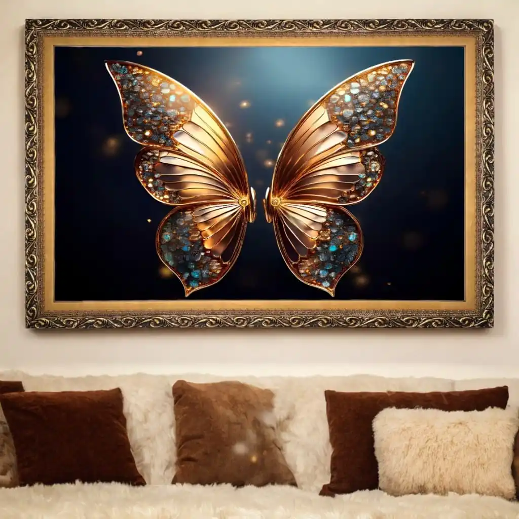Quadro-Decorativo-Borboleta-da-Vida - Big's