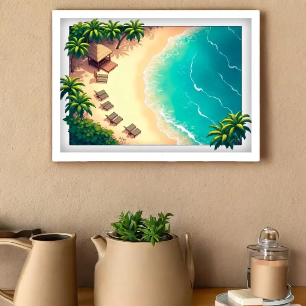 Quadro Decorativo Praia - Imagem 2