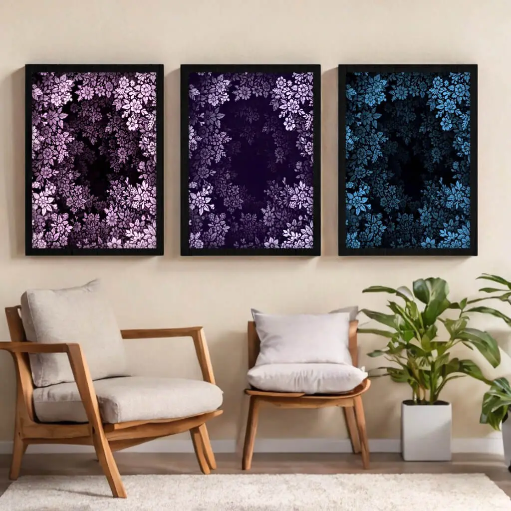 Kit-3-Quadros-Flores-Cores