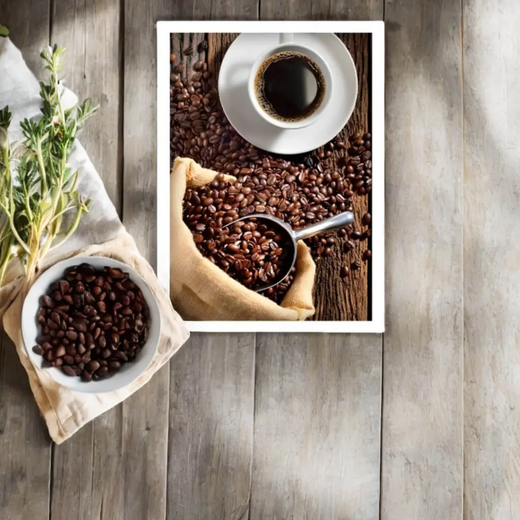 Quadro Decorativo Grãos do Café Brasileiro - Imagem 2