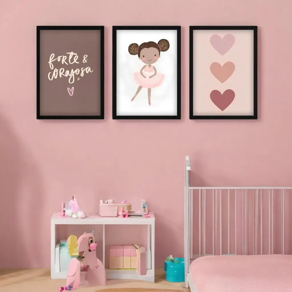 Kit-3-Quadros-Forte-Corajosa-Menina