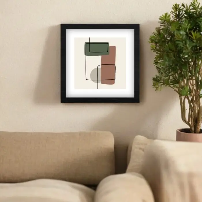 Quadro-Quadrado-Boho-Moderno-Mosaico