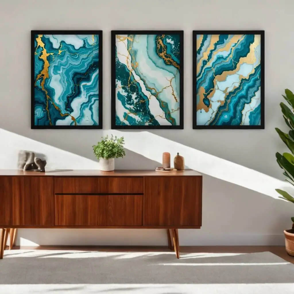 Kit-3-Quadros-Abstrato-Azul-Marinho