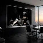 Quadro Decorativo Formula 1 - Ayrton Senna - Imagem 2