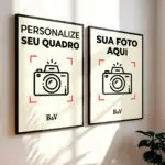 KIT 2 Quadros Personalizados  - Vertical