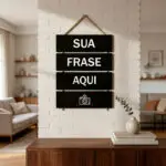 Placa 4 Partes Personalizada