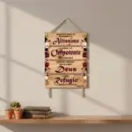 Placa 4 Partes Altissimo Onipotente