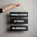 Placa 3 Partes - Proibida a Entrada