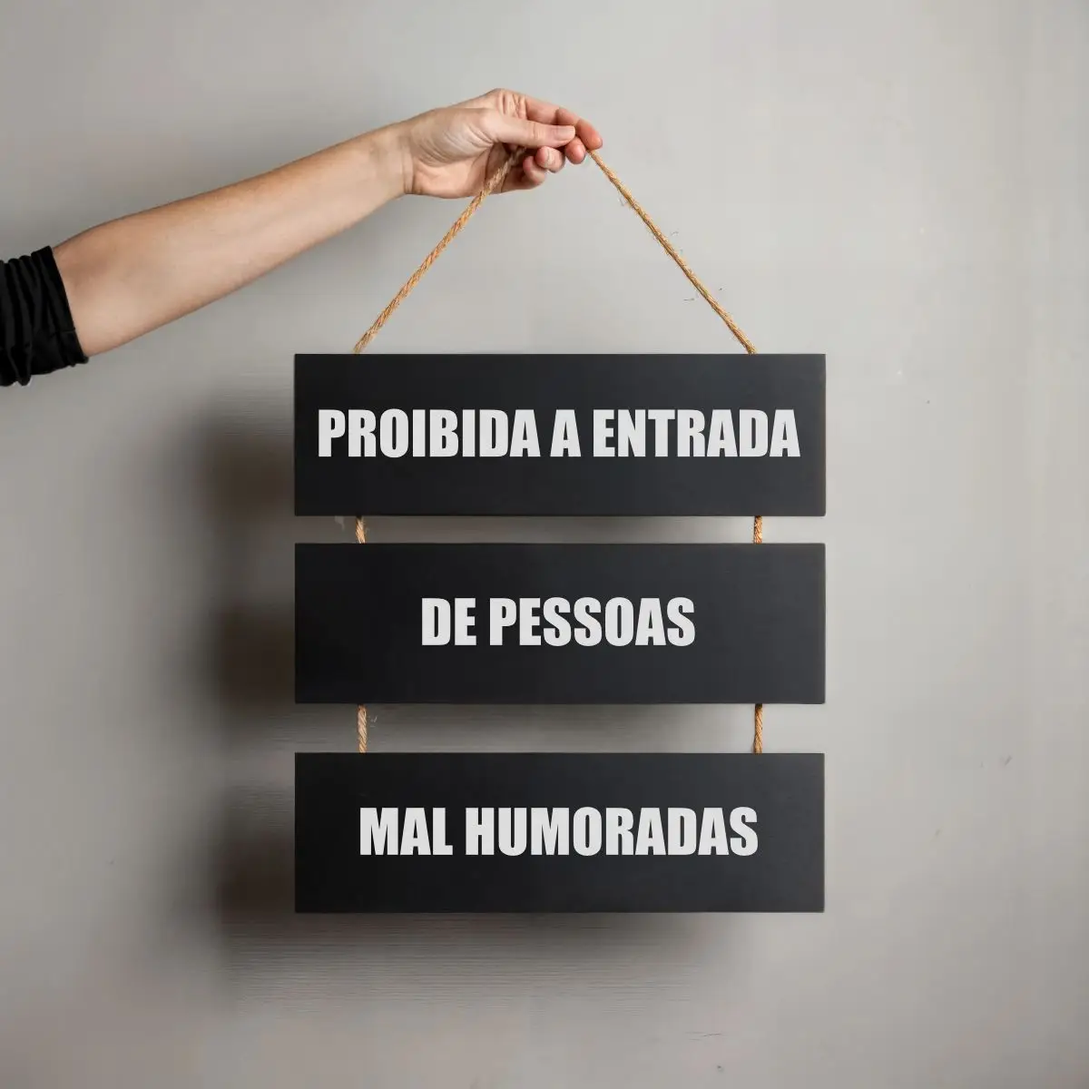 Placa 3 Partes - Proibida a Entrada - Imagem 1