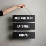 Placa 3 Partes - AQUI NOS BEBE