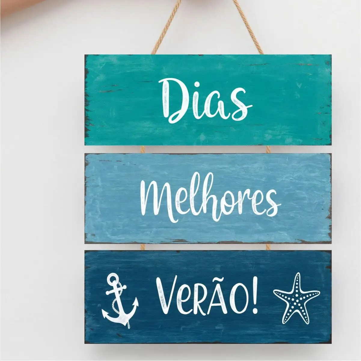 Placa 3 Partes - Dias Melhores Verão - Imagem 1