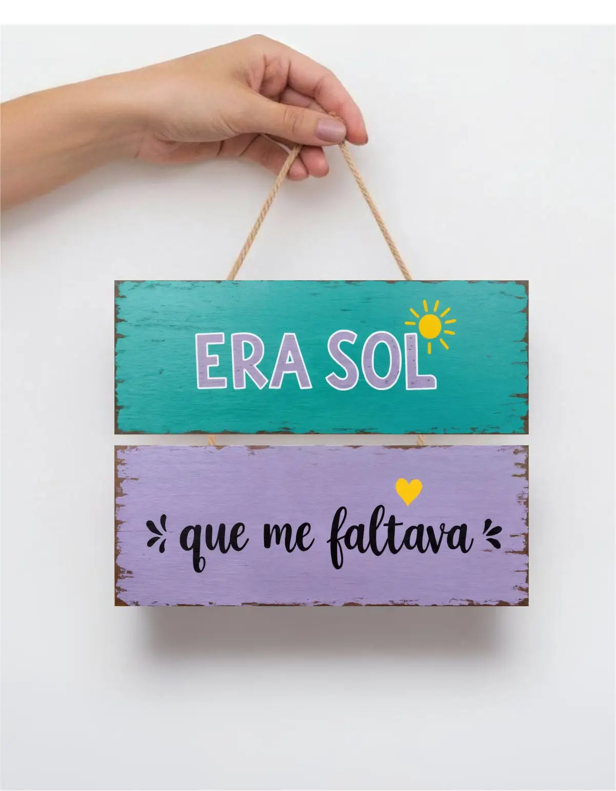Placa 2 Partes - Era sol - Imagem 1
