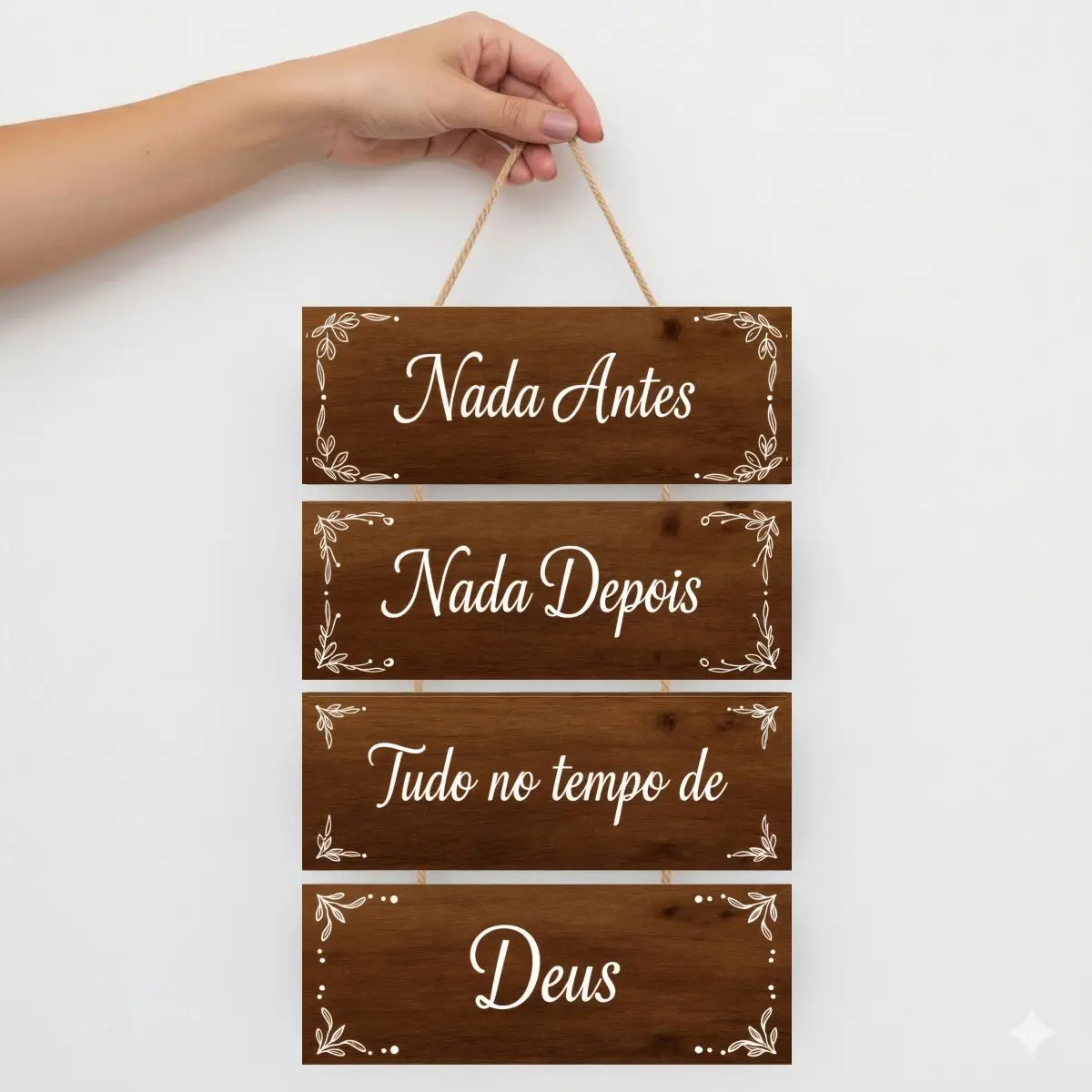 Placa 4 Partes - Nada antes Nada Depois - Imagem 1