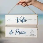 Placa 2 Partes - Vida de Praia