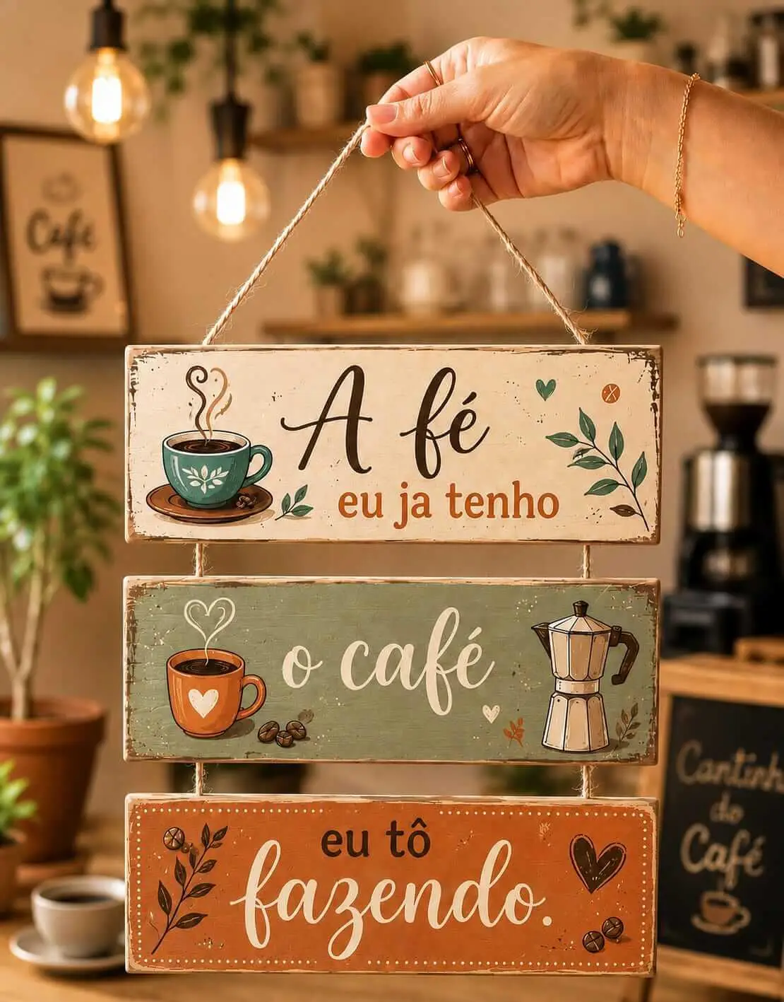 DN (3) Placa 3 Partes - a Fé eu já tenho