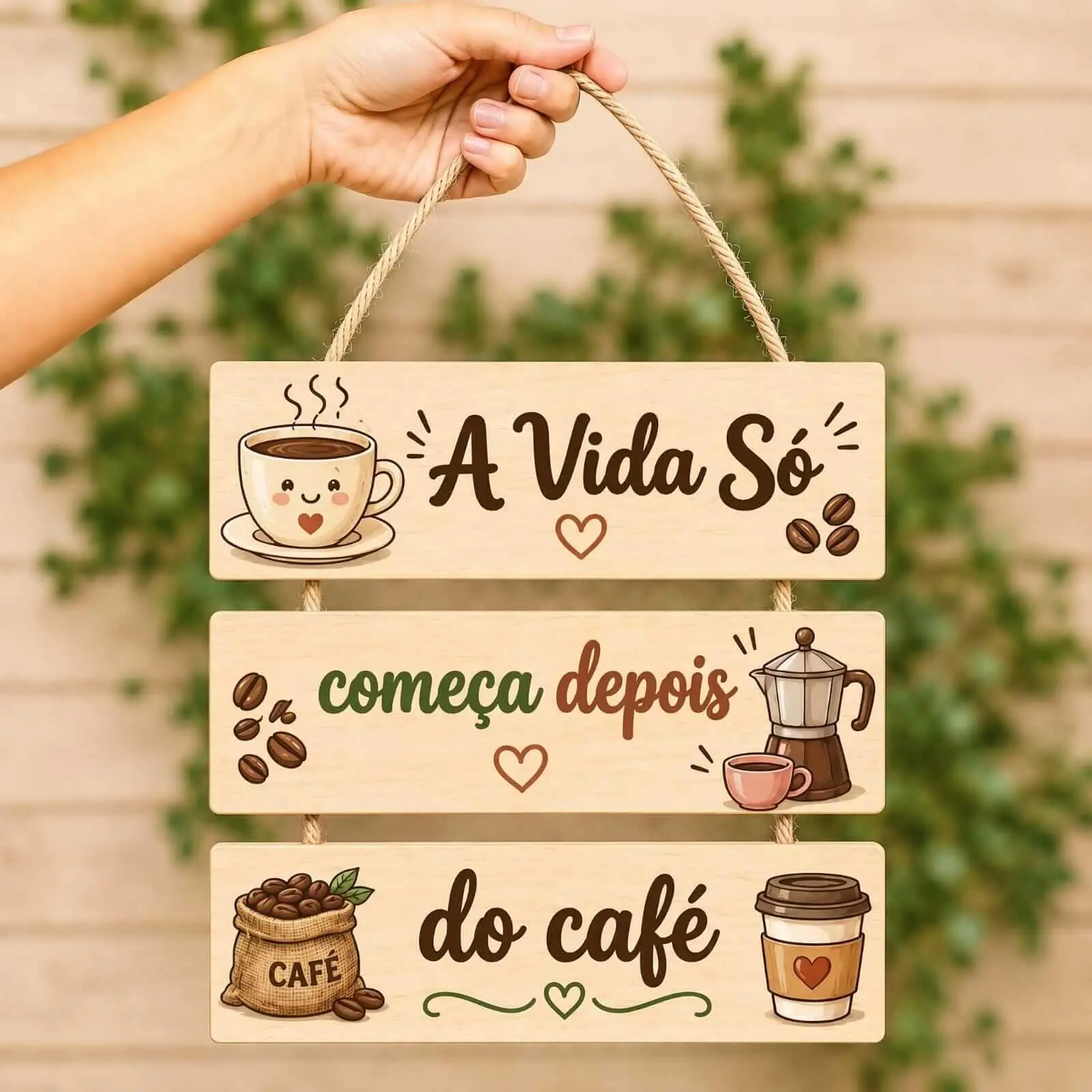 Placa 3 Partes - a Vida começa