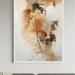 Quadro Decorativo - Folha Abstrata