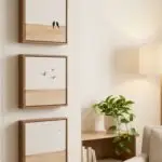 Kit 3 Quadro 20x20 - Pássaros - Moldura Clássica