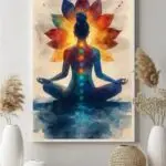 Quadro Decorativo - Meditação Flor de Lótus