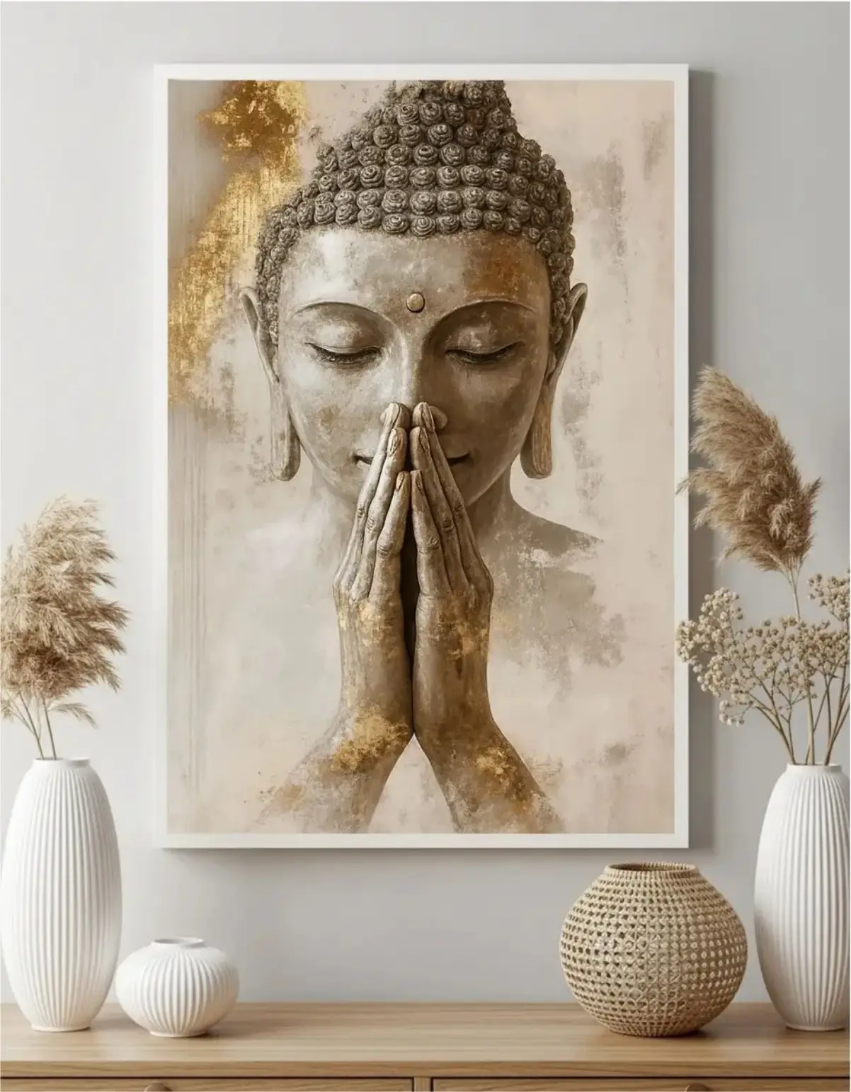 Quadro Decorativo - Buda Meditação - Imagem 1