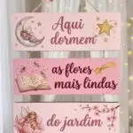 Placa 3 Partes - Aqui dormem as flores