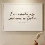 Quadro Decorativo - Eu e a minha casa