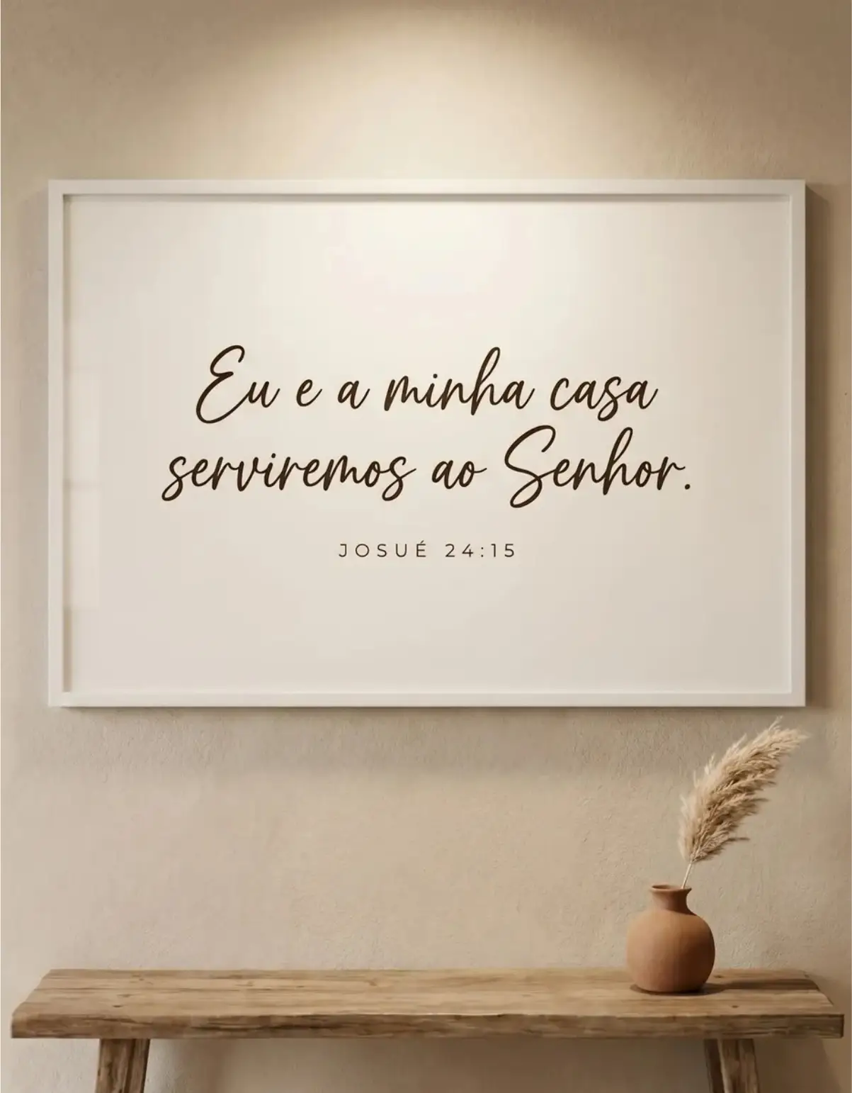 Quadro Decorativo - Eu e a minha casa - Imagem 1