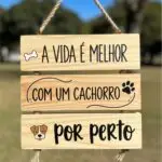 Placa 3 Partes - A vida é melhor