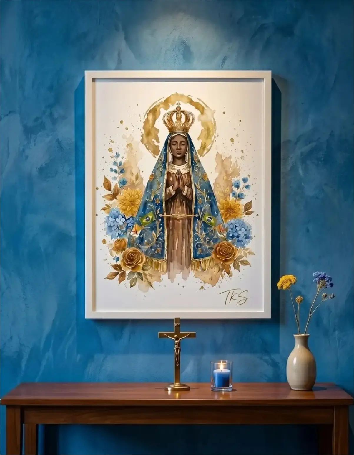 Quadro Decorativo - Nossa Senhora Aparecida - Imagem 1