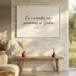 Quadro Decorativo - Eu e a minha casa