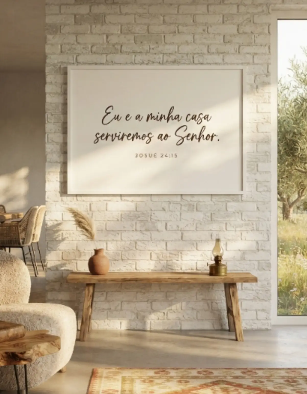 Quadro Decorativo - Eu e a minha casa - Imagem 1