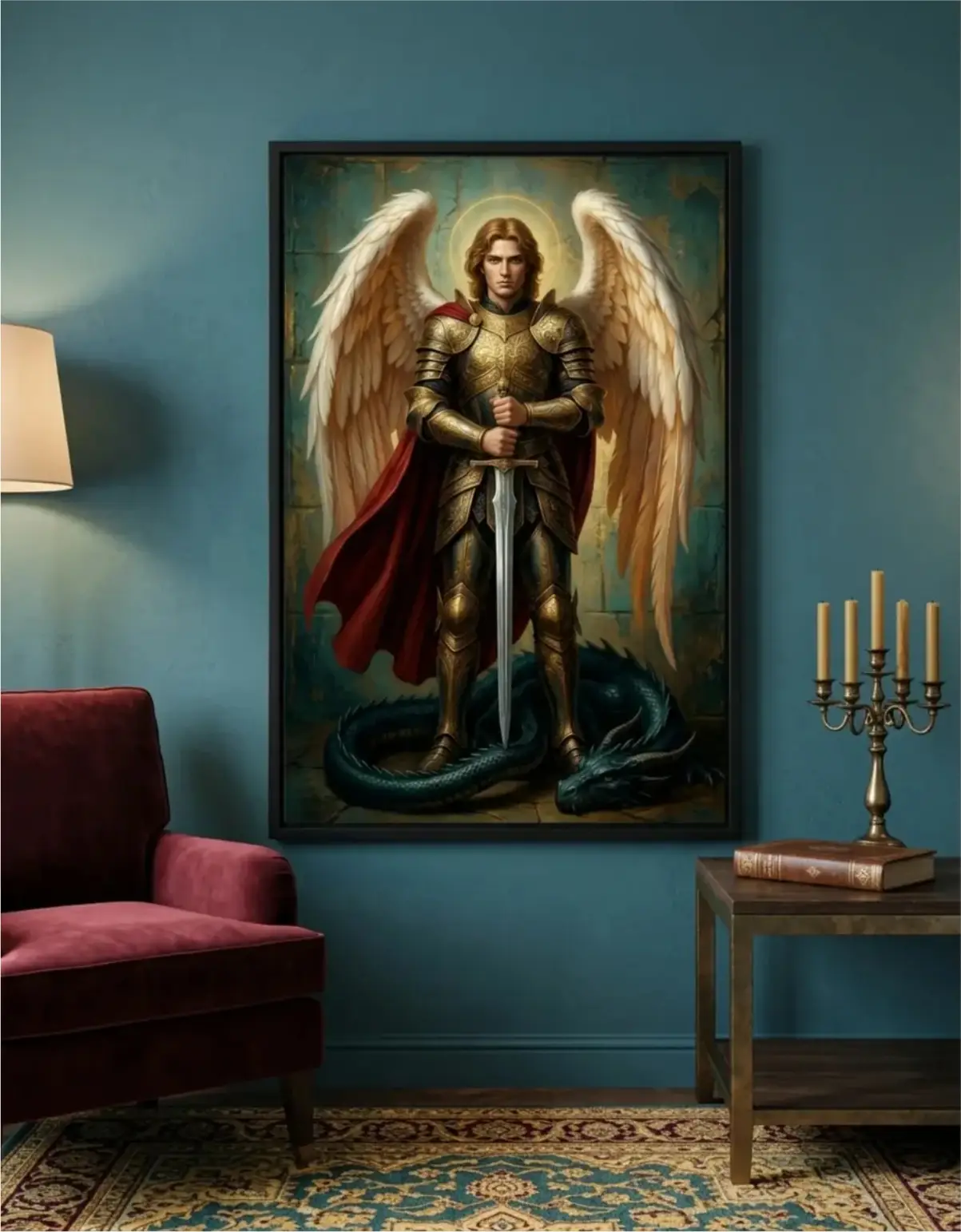 Quadro Decorativo - São Miguel Arcanjo - Imagem 1