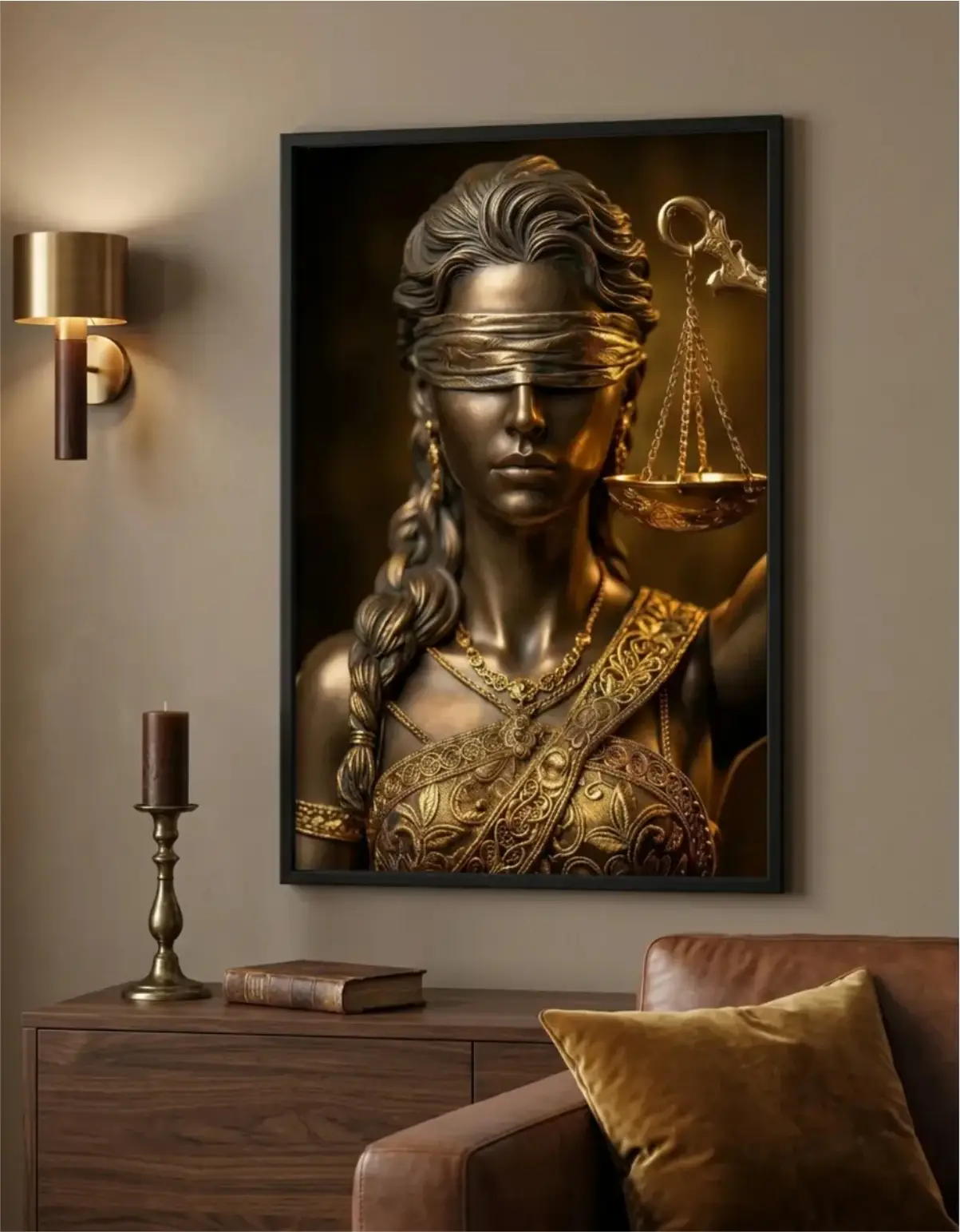 Quadro Decorativo - Themis Justiça - Imagem 1