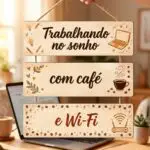 Placa 3 Partes - Trabalhando no sonho