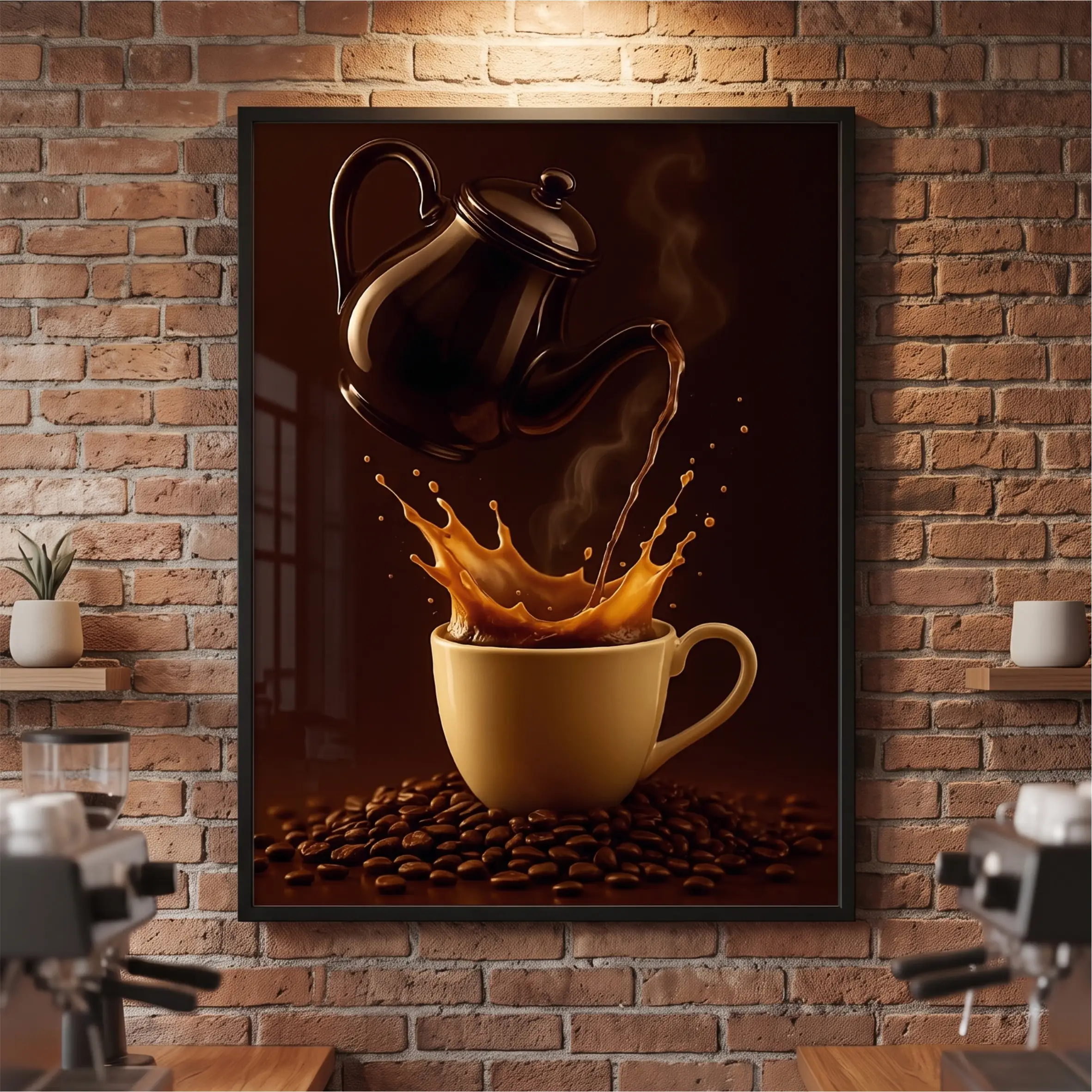 Quadro Decorativo - Café Golden - Imagem 1