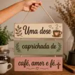 Placa 3 Partes - Uma dose caprichada