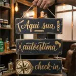 Placa 3 Partes - Aqui sua autoestima