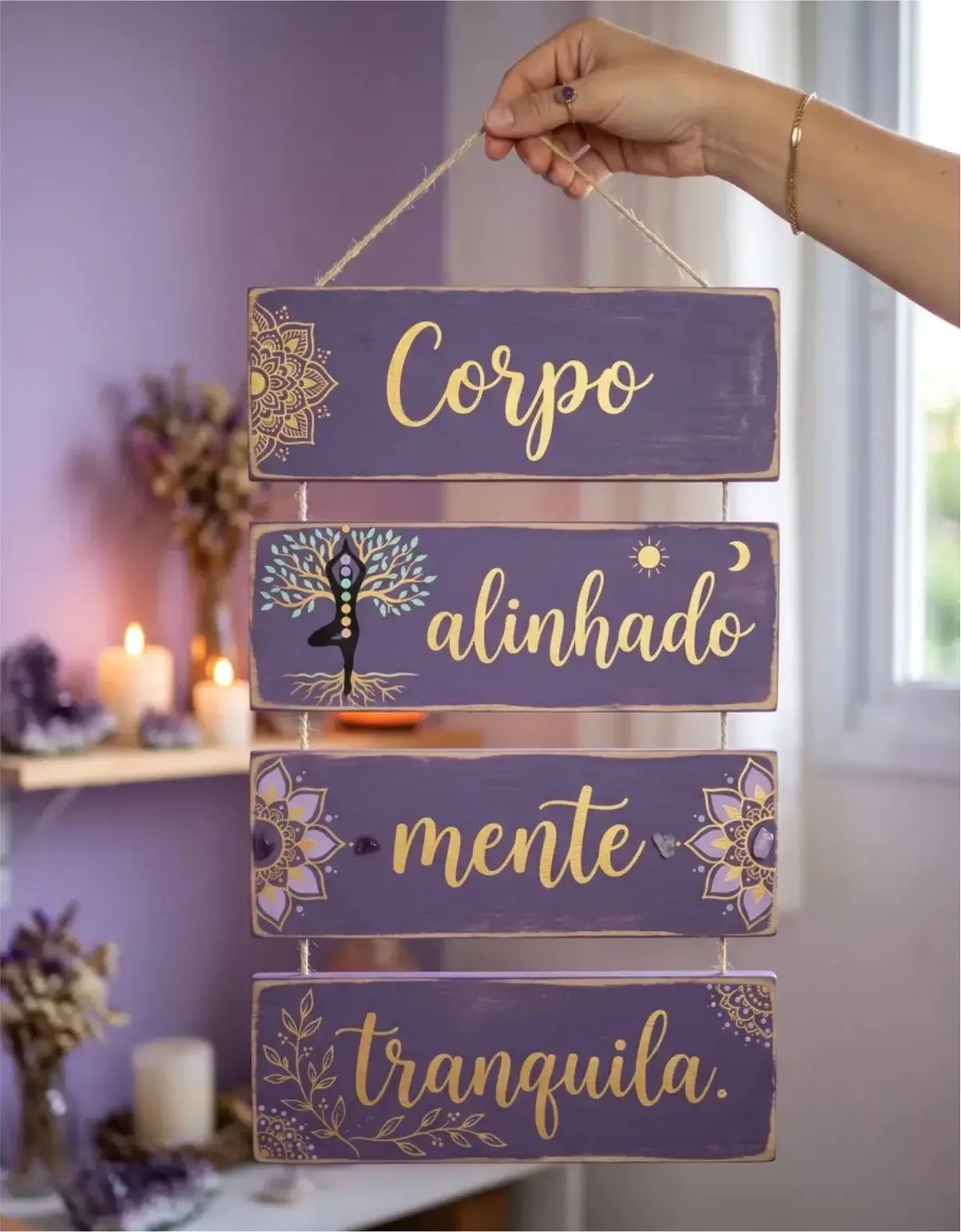 Placa 4 Partes - Corpo Alinhado - Imagem 1